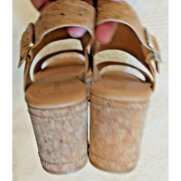 Corso Como Fairen Platform Wedge Natural Cork Sandal - 8.5M - Picture 10 of 11